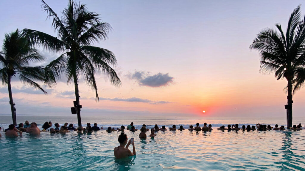 Luxury beachfront resort in Seminyak Bali