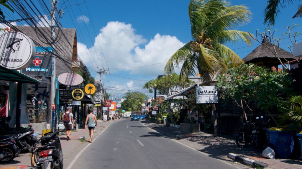 Street and local area near Umalas Bali